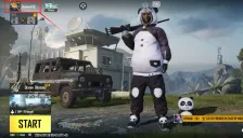 Screenshot lobi PUBG Mobile dari panduan resmi Midasbuy, avatar di pojok kiri atas ditandai kotak merah sebagai jalan ke profil dan ID Karakter