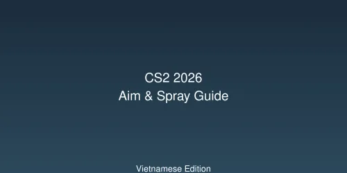 CS2 2026: Hướng Dẫn Luyện Aim và Spray Control - Trở Thành Pro Player