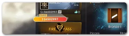 Cara menemukan Player ID Free Fire di halaman profil dalam game