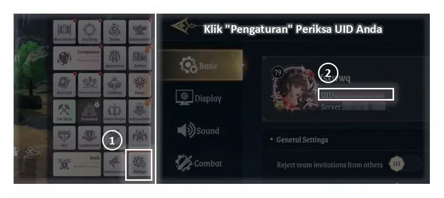 How to find your Soul Land: New World User ID on the in-game profile page