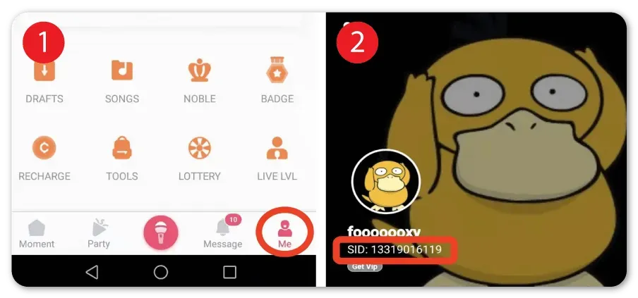 How to find your StarMaker ID (SID)
